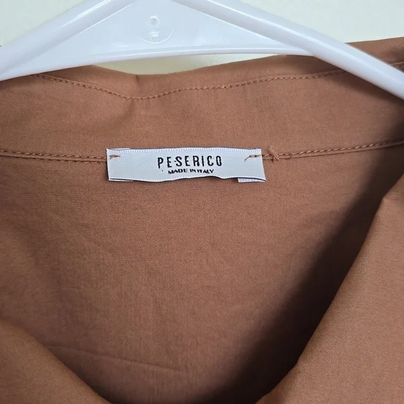 Peserico Midi Dress Size 42 US M Cotton - Picture 4 of 15